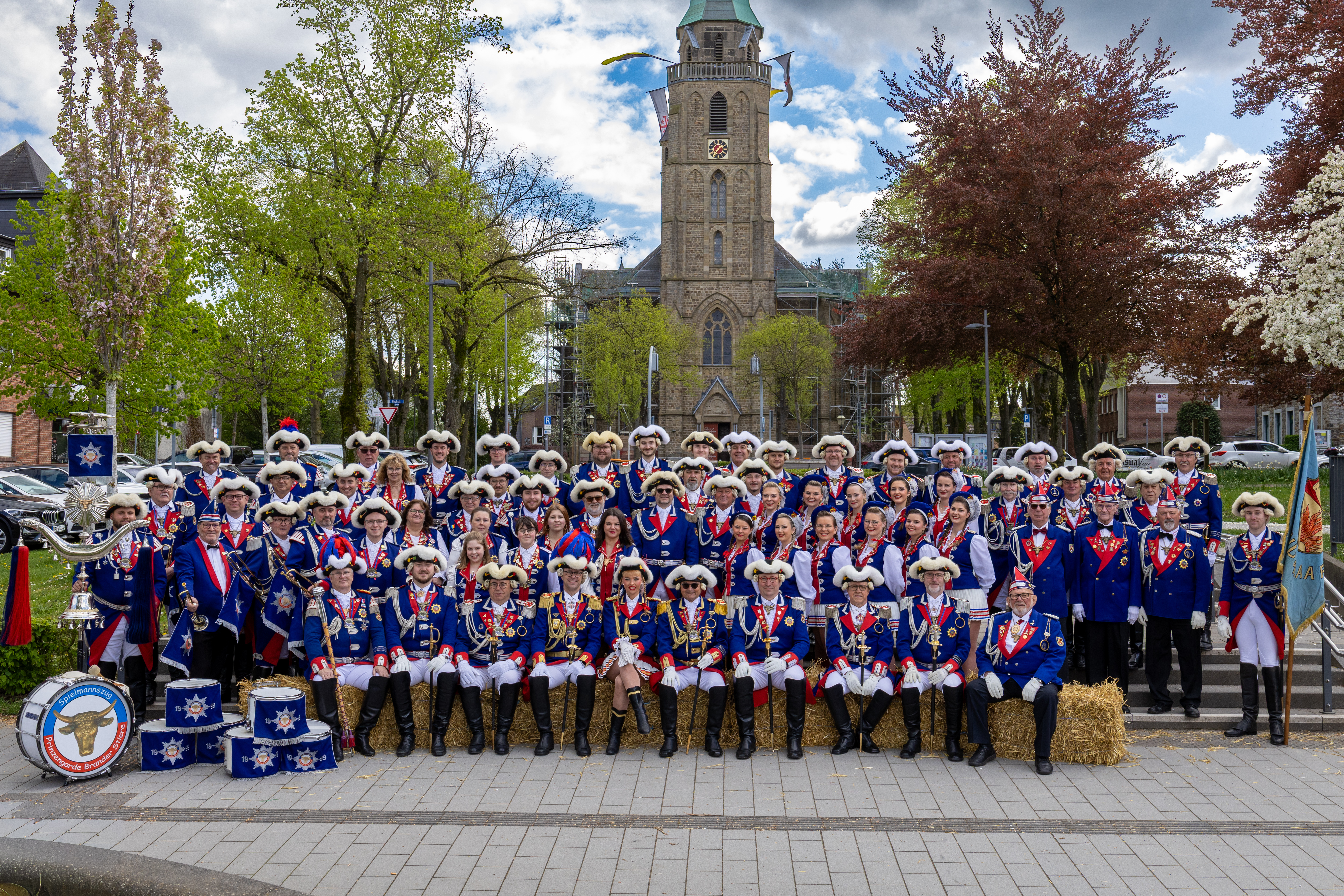 Die Prinzengarde Brander Stiere 1928 – Gesamtfoto des Vereins
